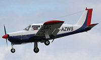 G-AZWS Airborne